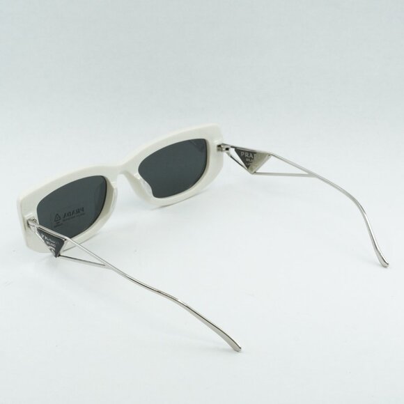 Final Price! Prada PR14YS 1425S0 Talc/Dark Grey Sunglasses main image 8